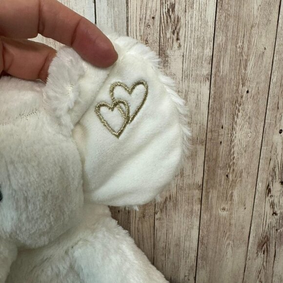 Lambs & Ivy Plush Elephant Jamboree Marshmallow White Gold Stuffed Animal Toy - Picture 3 of 14